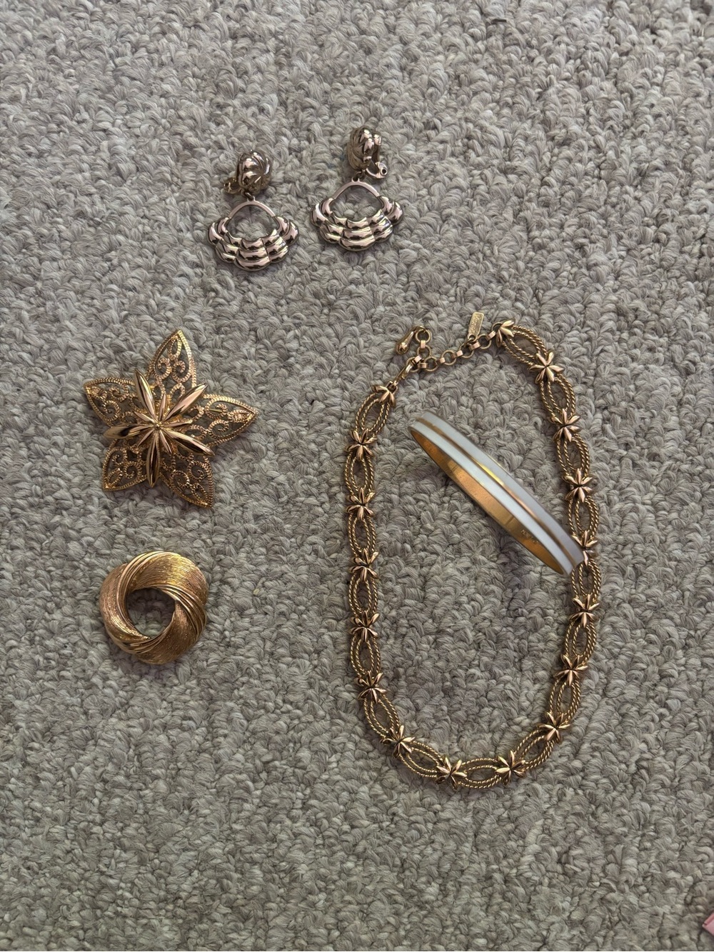 Monet Gold-Tone jewelry lot
